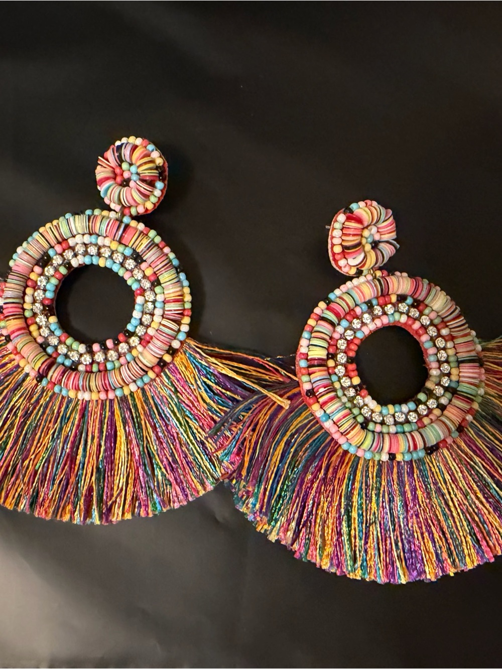 5 pairs of Colorful Multicolor earrings